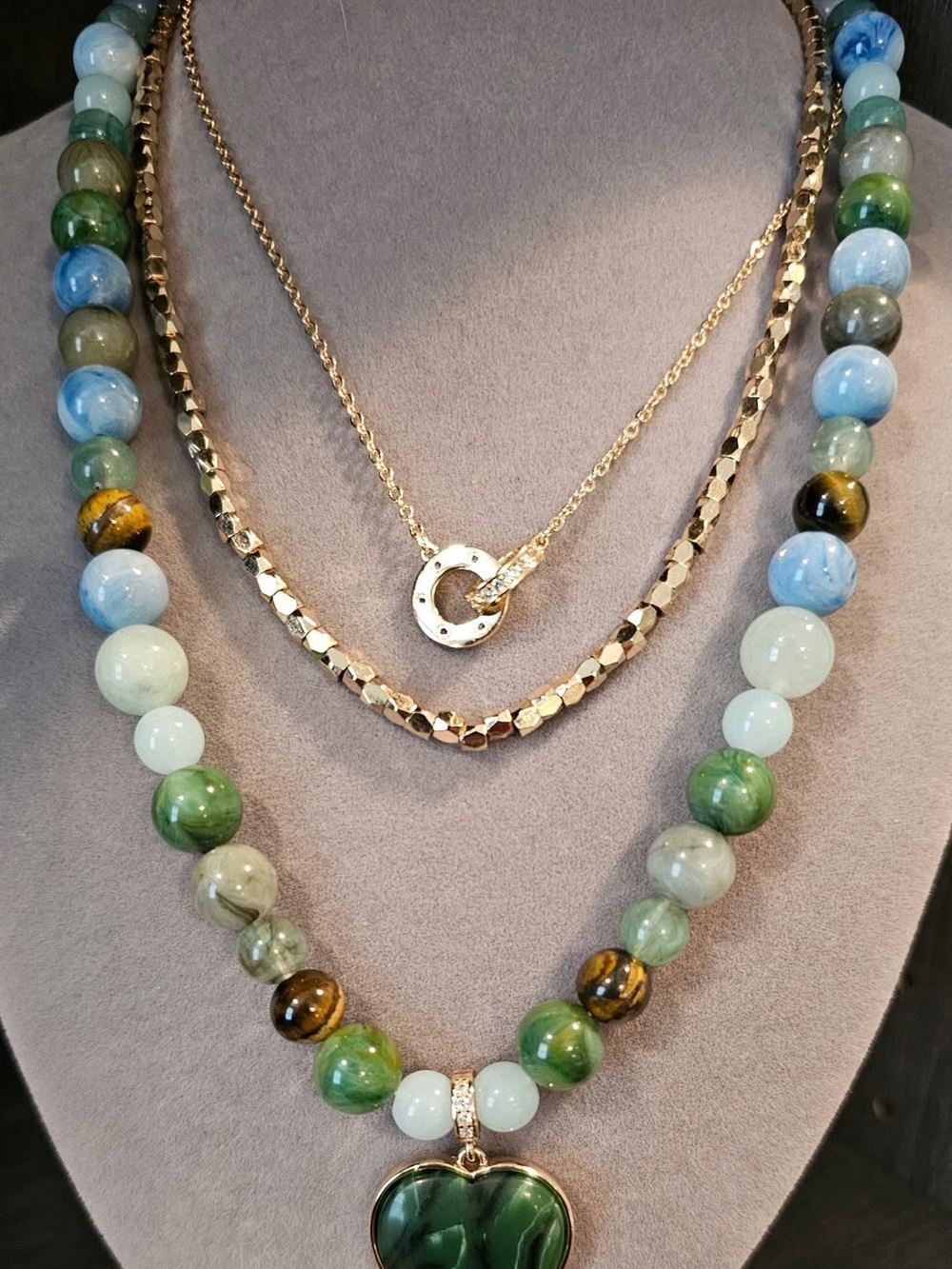Park Lane “CELINE” Linked Circles Gold Necklace